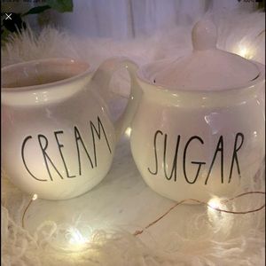 Rae Dunn 2017 Sugar & Creamer